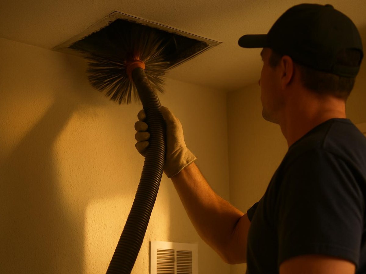 Ronan Air Duct Services work in Port Washington
